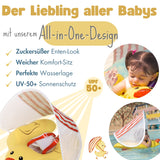 Quacki Plus M | Baby-Schwimmtrainer mit Sonnendach