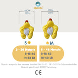 Quacki Plus M | Baby-Schwimmtrainer mit Sonnendach
