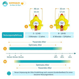 Quacki M | Baby-Schwimmtrainer mit Sonnendach
