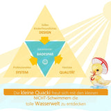 Quacki S | Baby-Schwimmtrainer mit Sonnendach