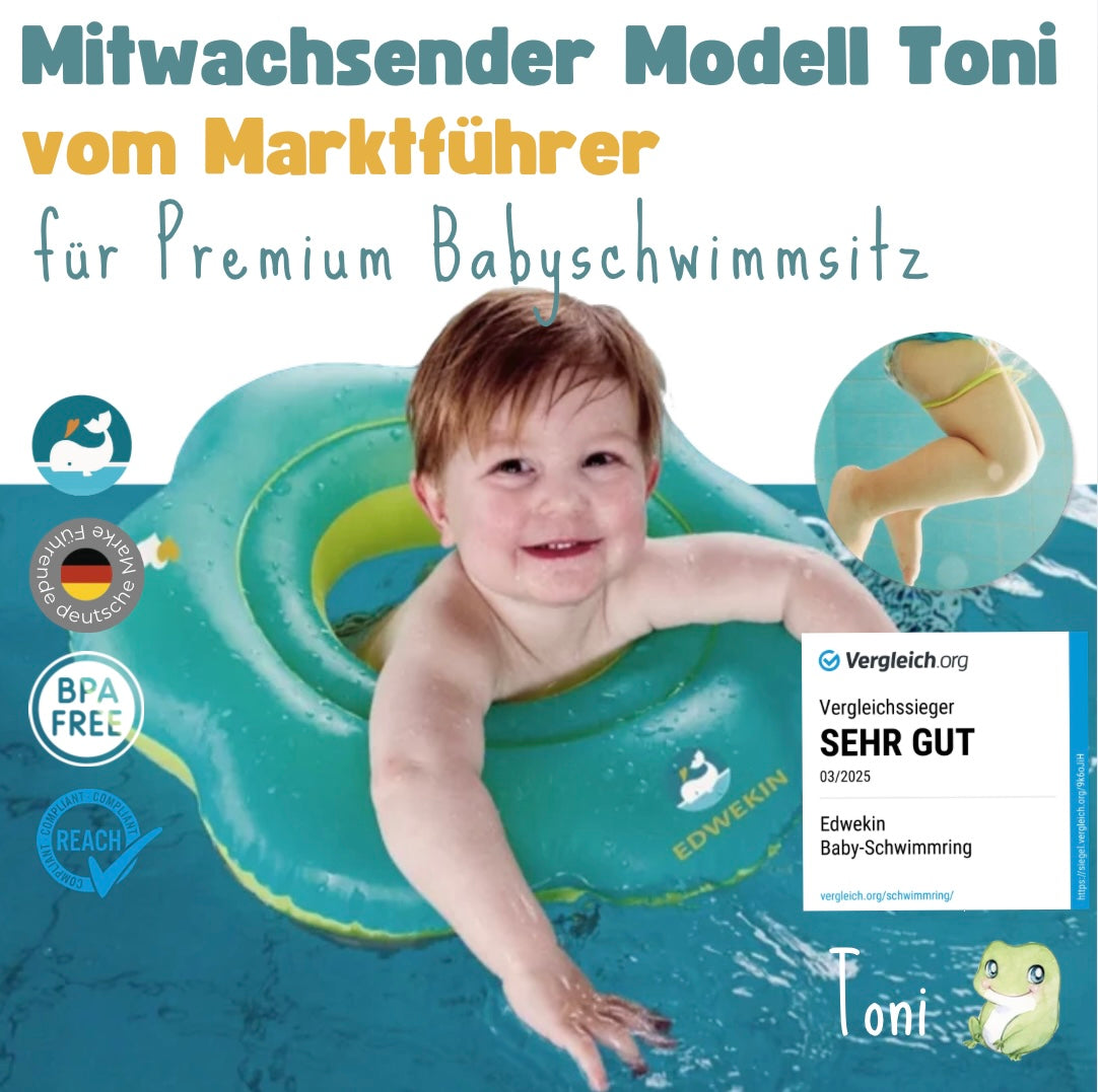 Toni Mitwachsender Baby-Schwimmsitz - Zweites leben