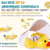 Quacki Plus M | Baby-Schwimmtrainer mit Sonnendach