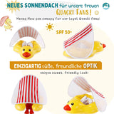 Quacki Plus M | Baby-Schwimmtrainer mit Sonnendach